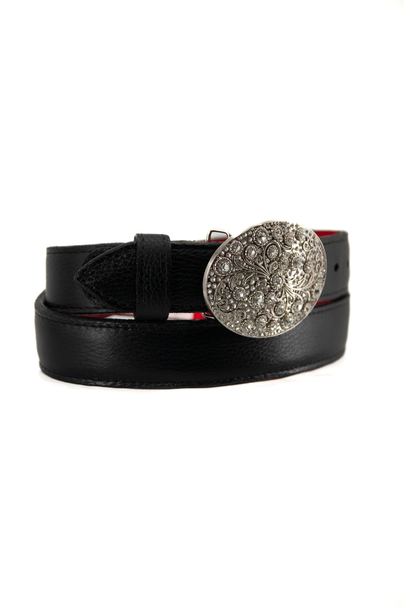 Rhinestone Buckle Belt