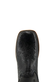 Tooled Cincelado Square Toe Cowboy Boot