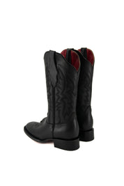 Alexa X Red Bottom Square Toe Cowgirl Boots