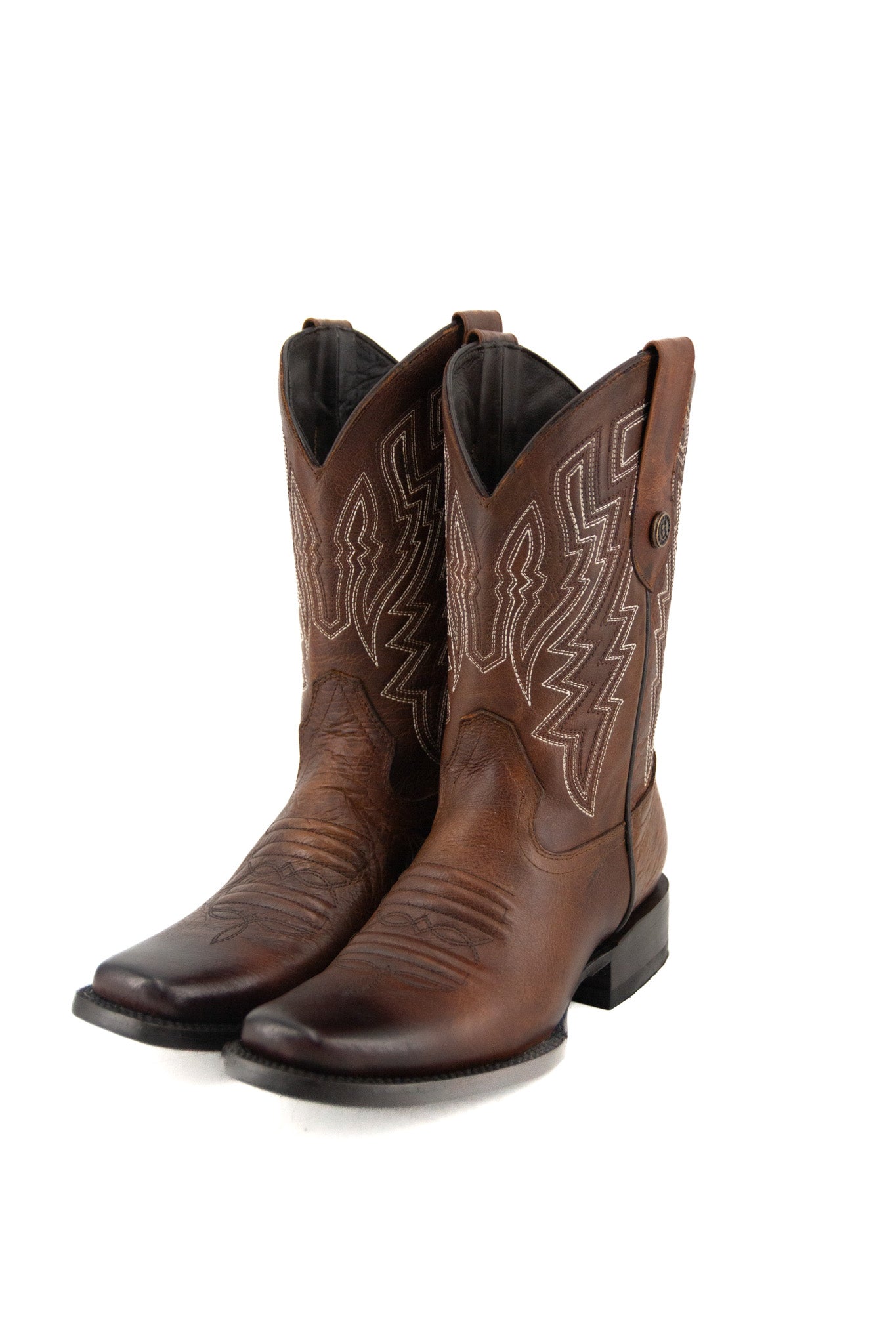 Falcon Rust Rodeo Toe Cowboy Boot