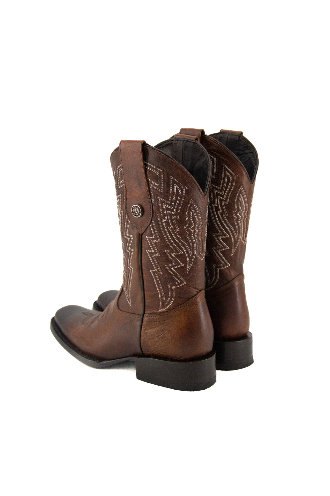 Falcon Rust Rodeo Toe Cowboy Boot