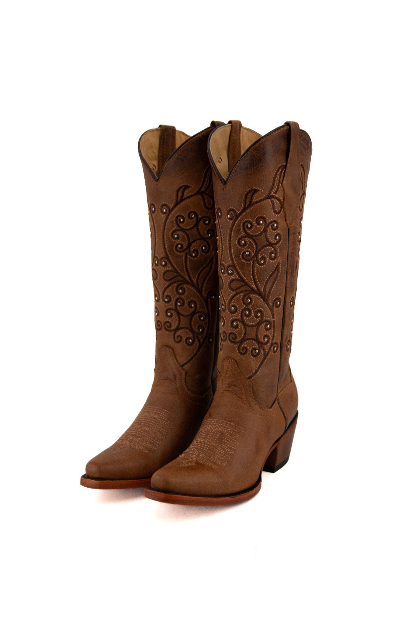 Andrea Snip Toe Midi Cowgirl Boot