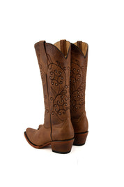 Andrea Snip Toe Midi Cowgirl Boot