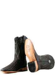 Serbia Woven Square Toe Cowboy Boot