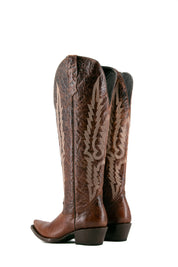 Scarlett Tall Wide Calf Friendly Snip Toe Cowgirl Boot