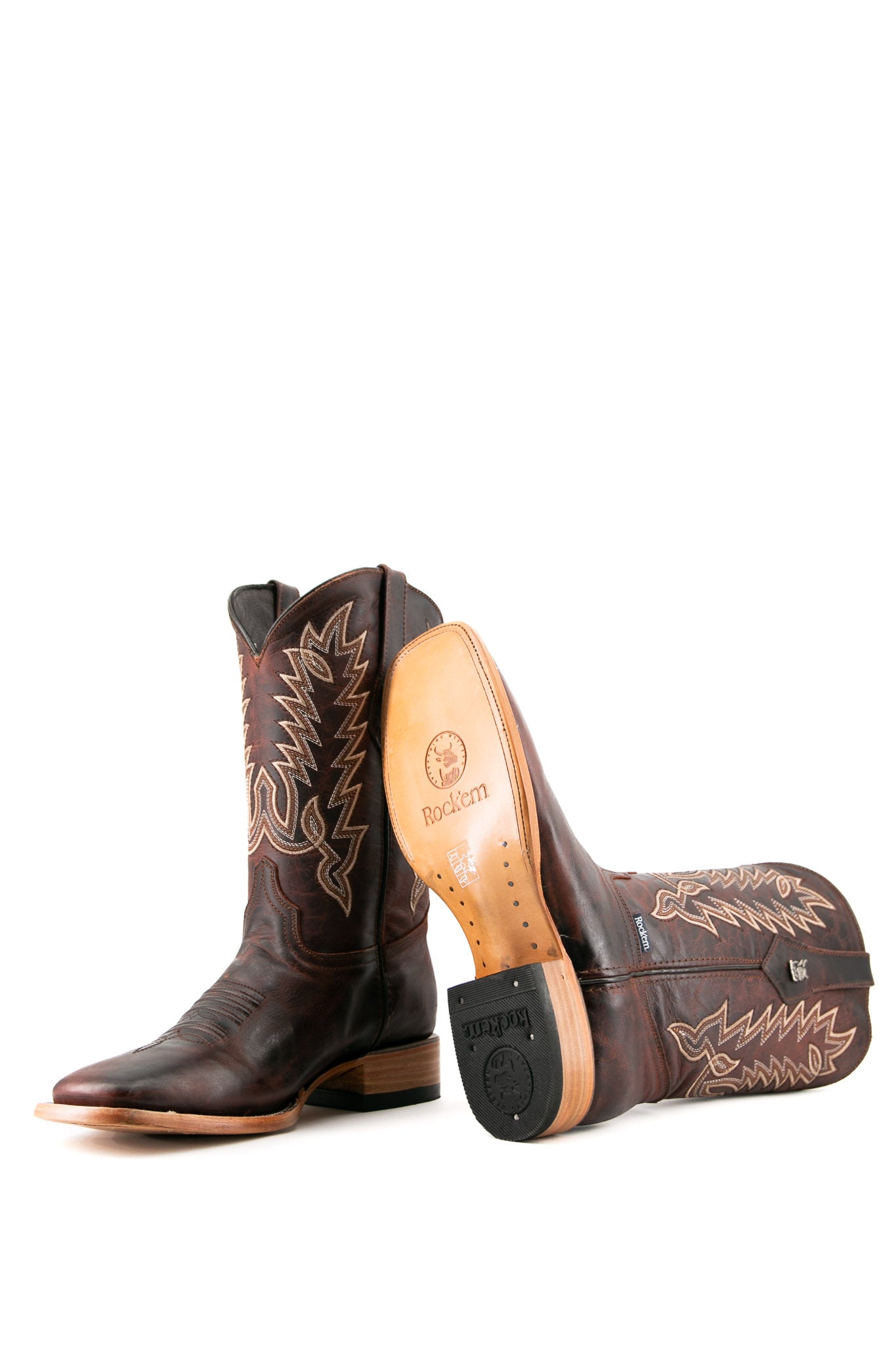 Heritage Ebano Square Toe Cowboy Boot