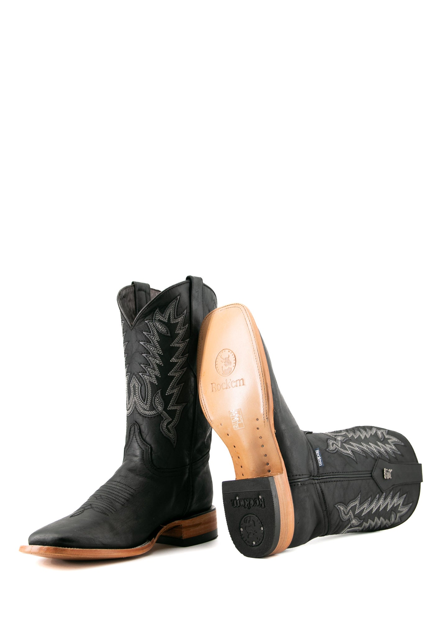 Heritage Ebano Square Toe Cowboy Boot