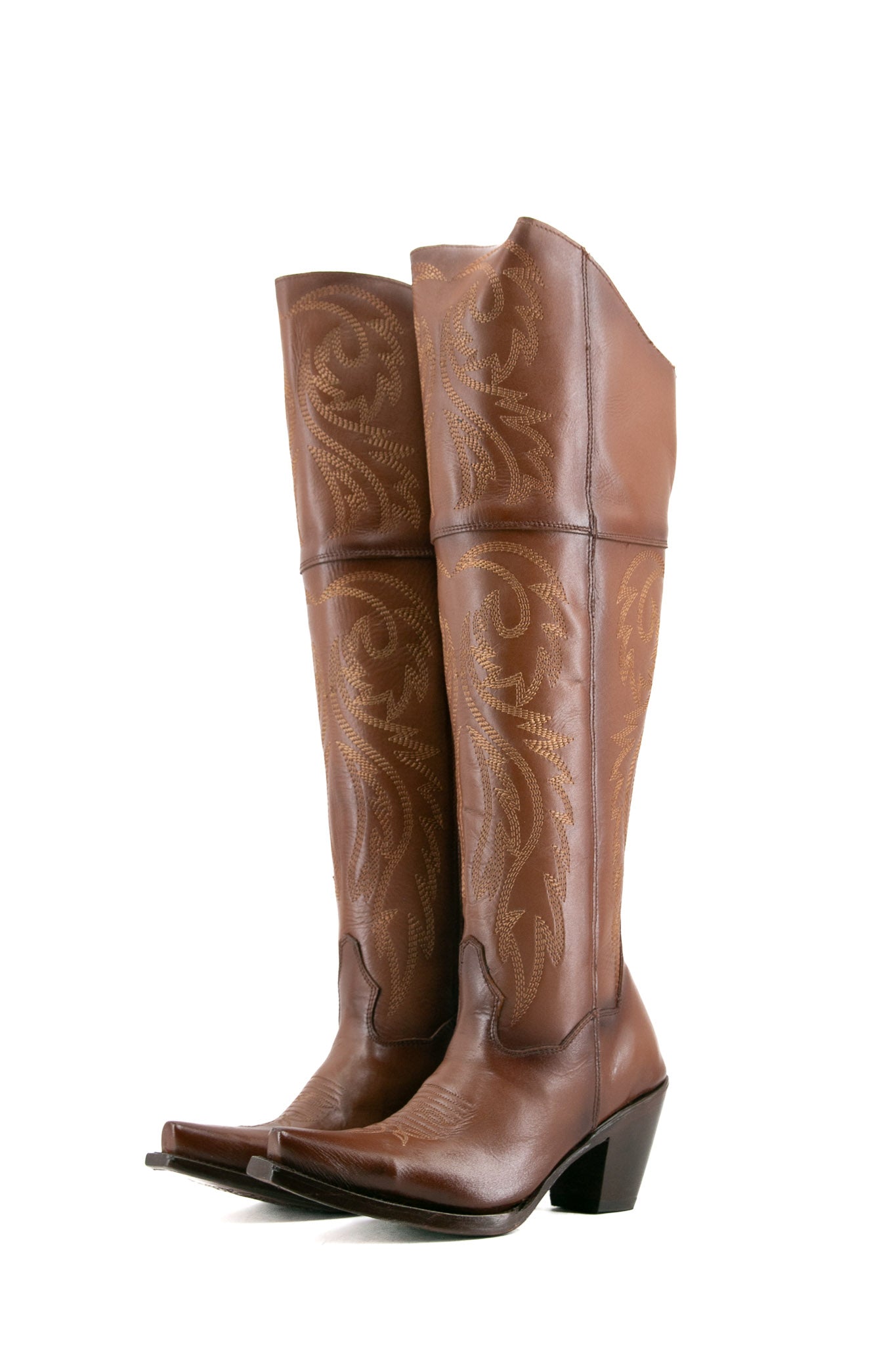 Blanca J Knee High Snip Toe Cowgirl Boot