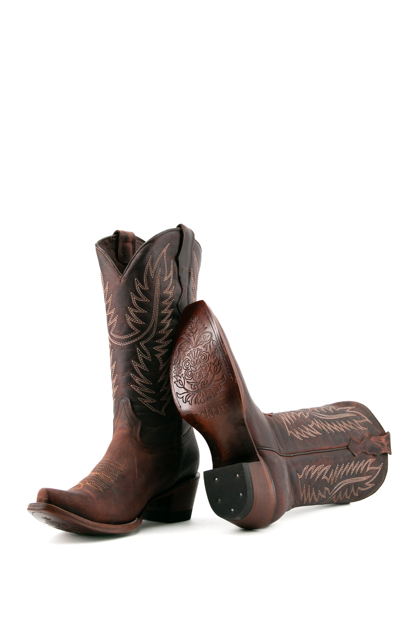 602 Ebano Snip Toe Cowgirl Boot