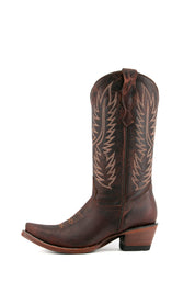 602 Ebano Snip Toe Cowgirl Boot