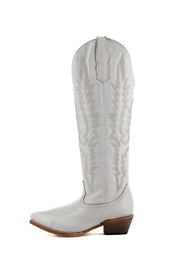 Scarlett Tall Wide Calf Friendly Snip Toe Cowgirl Boot