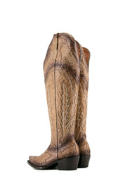 Otoño Montana Knee High Snip Toe Wide Calf Friendly Cowgirl Boot