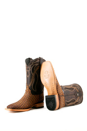 Hungary Woven Crazy Cowboy Boot