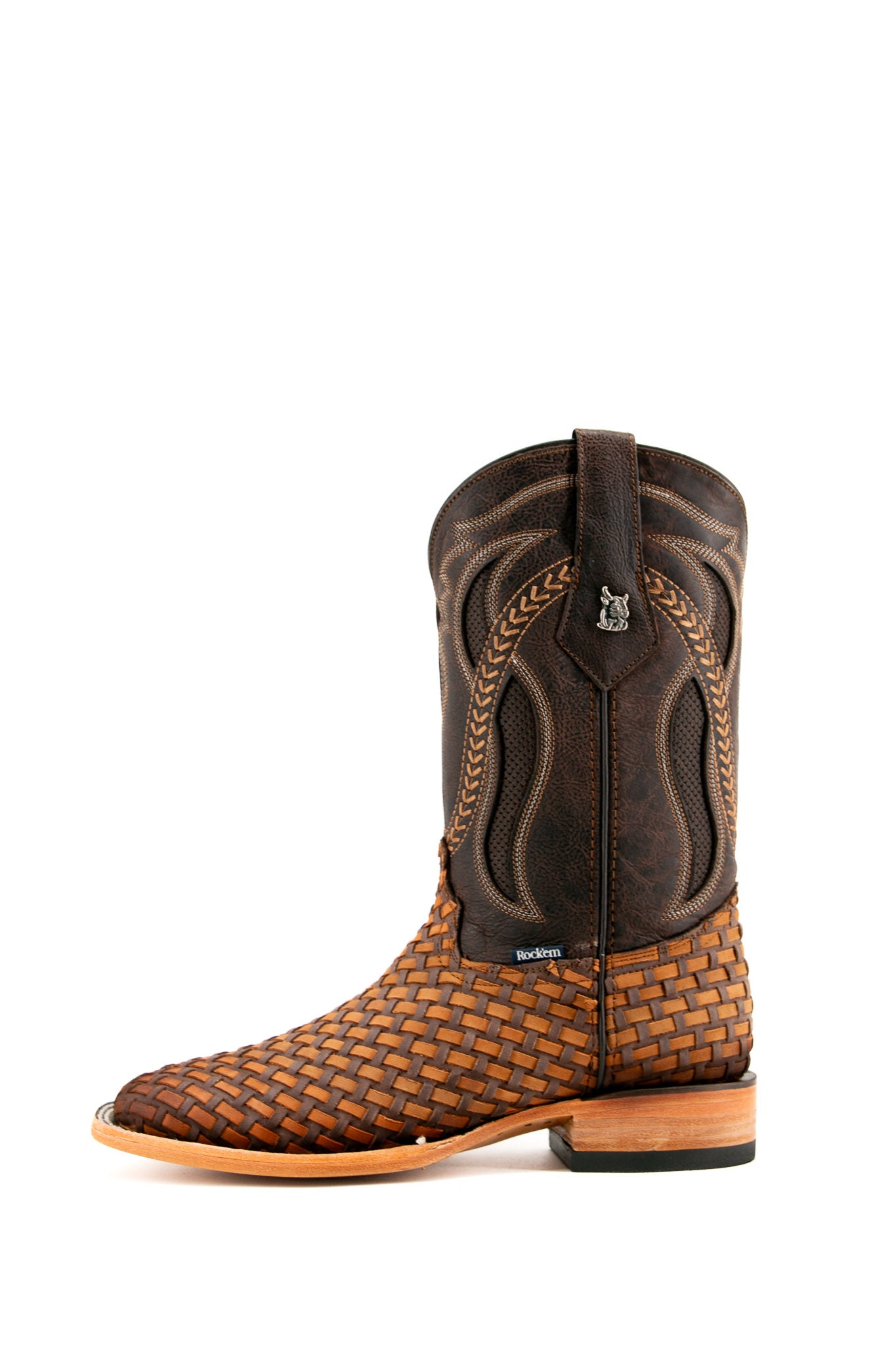 Hungary Woven Crazy Cowboy Boot