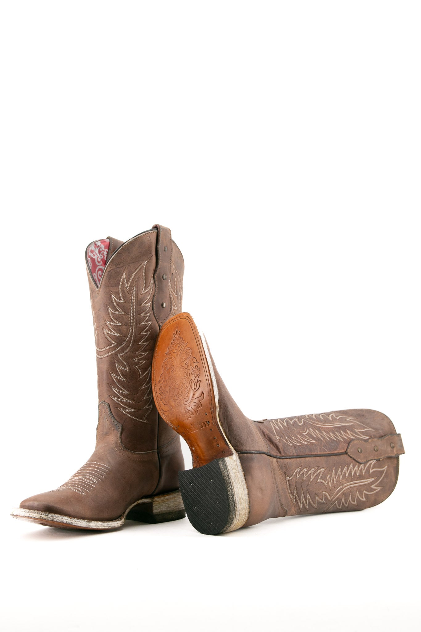 406 Ebano Square Toe Cowgirl Boot