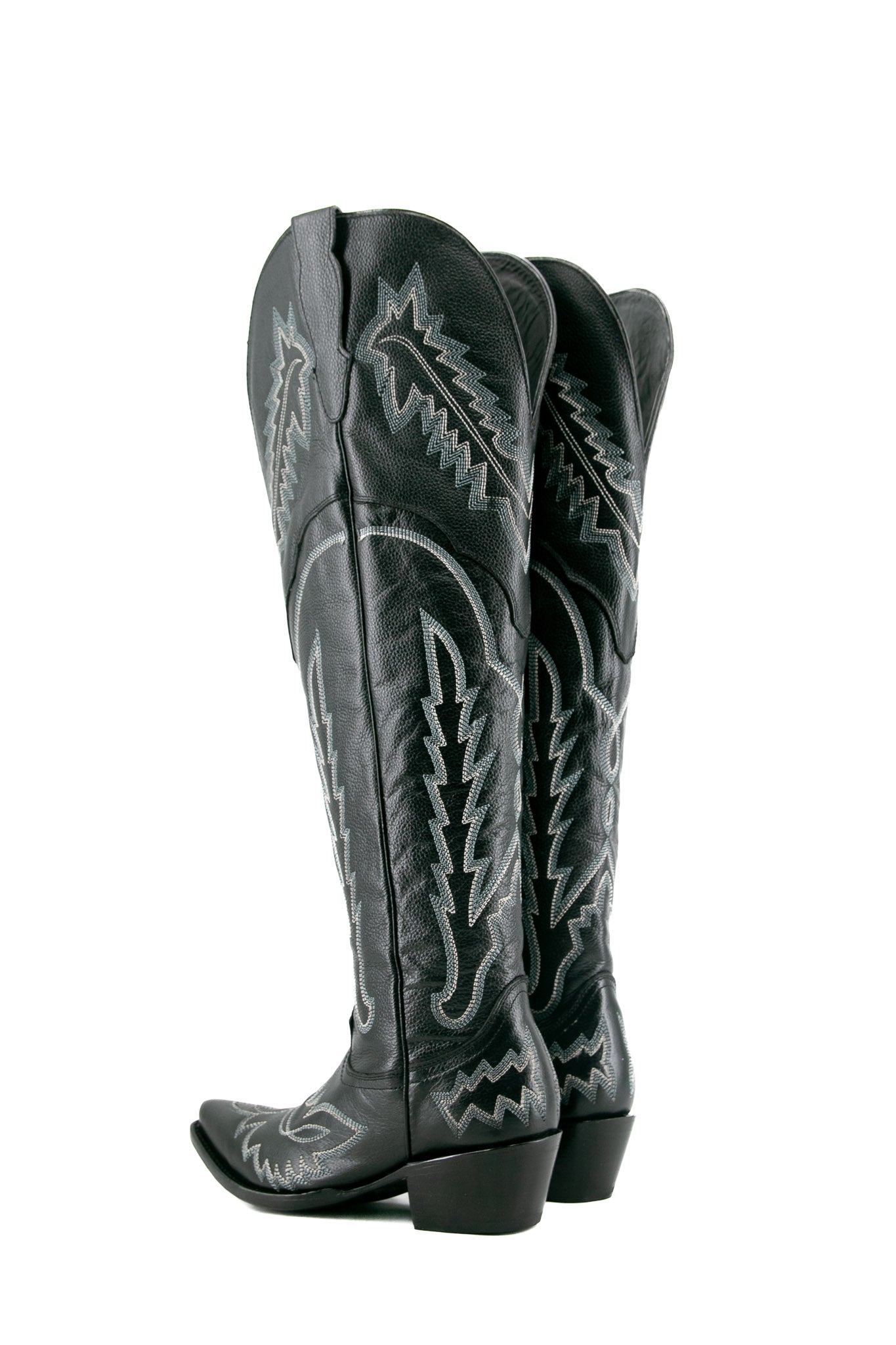 Otoño Montana Knee High Snip Toe Wide Calf Friendly Cowgirl Boot