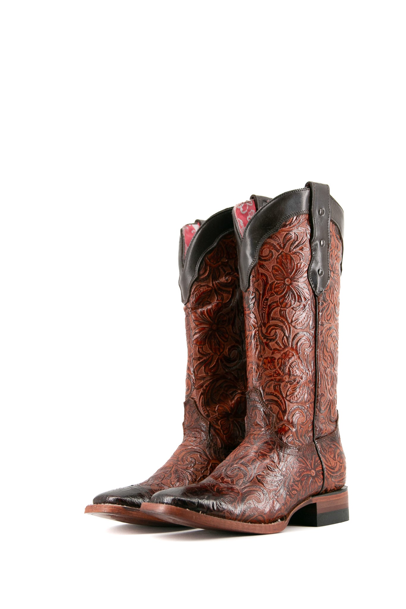 452 Mila Flor De Luz Square Toe Cowgirl Boot