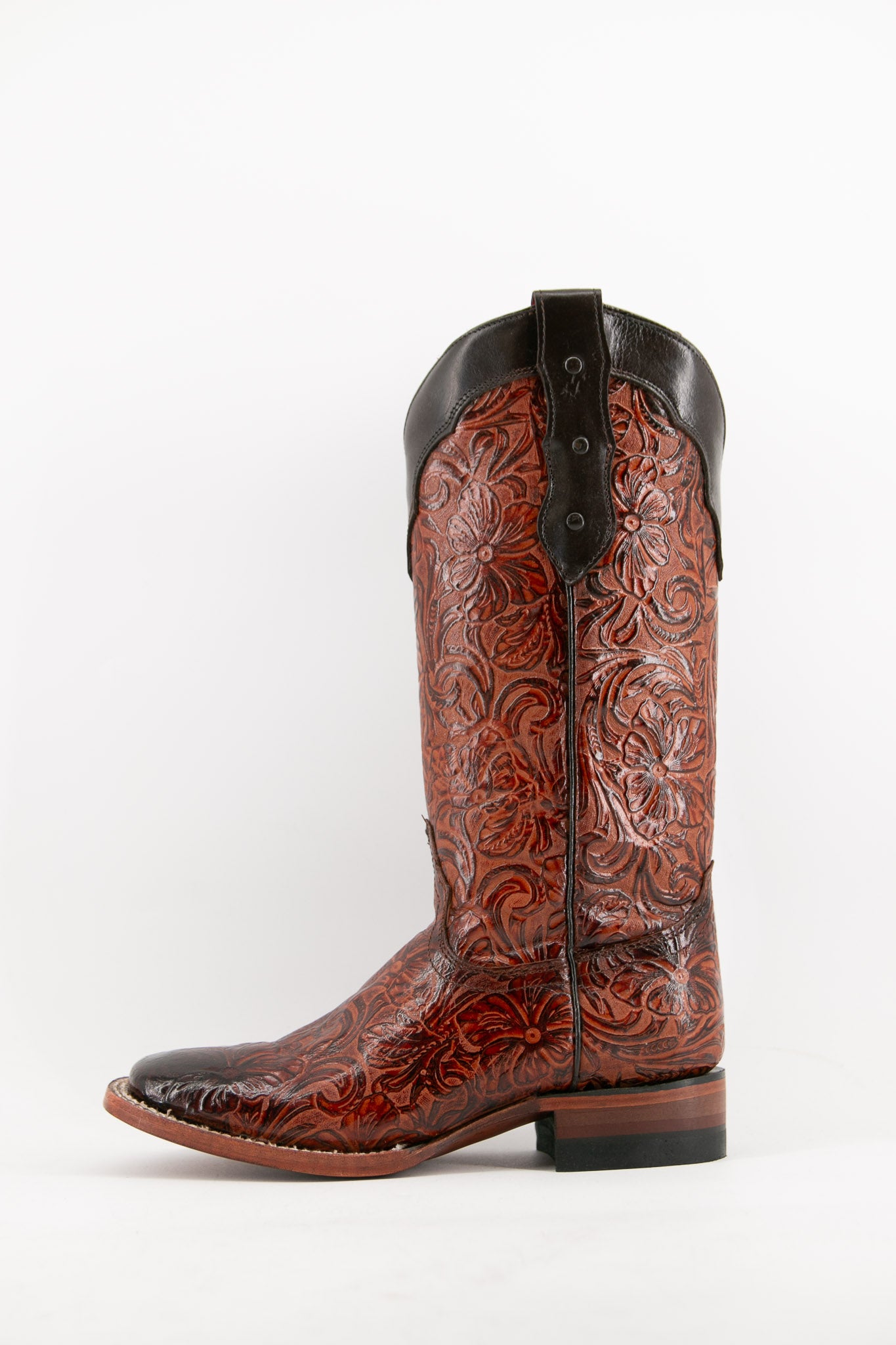 452 Mila Flor De Luz Square Toe Cowgirl Boot