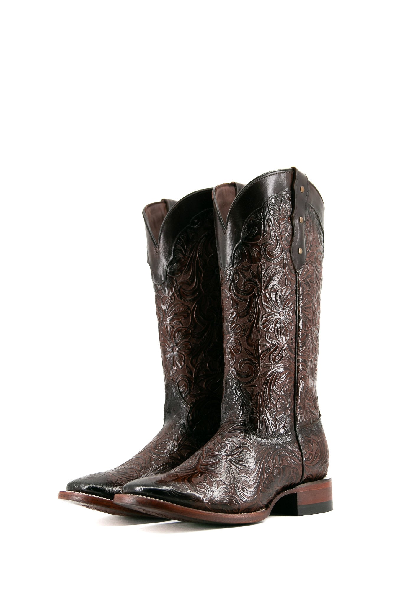 452 Mila Flor De Luz Square Toe Cowgirl Boot