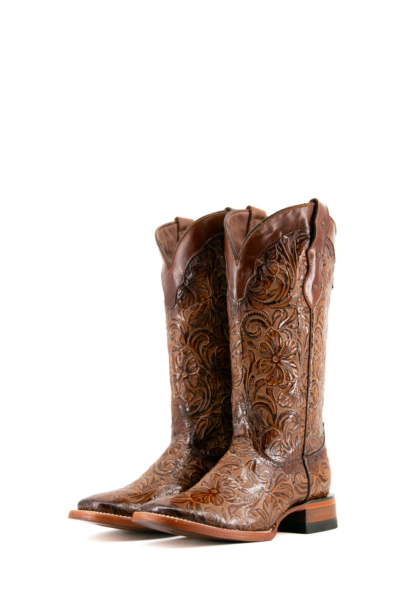 452 Mila Flor De Luz Square Toe Cowgirl Boot