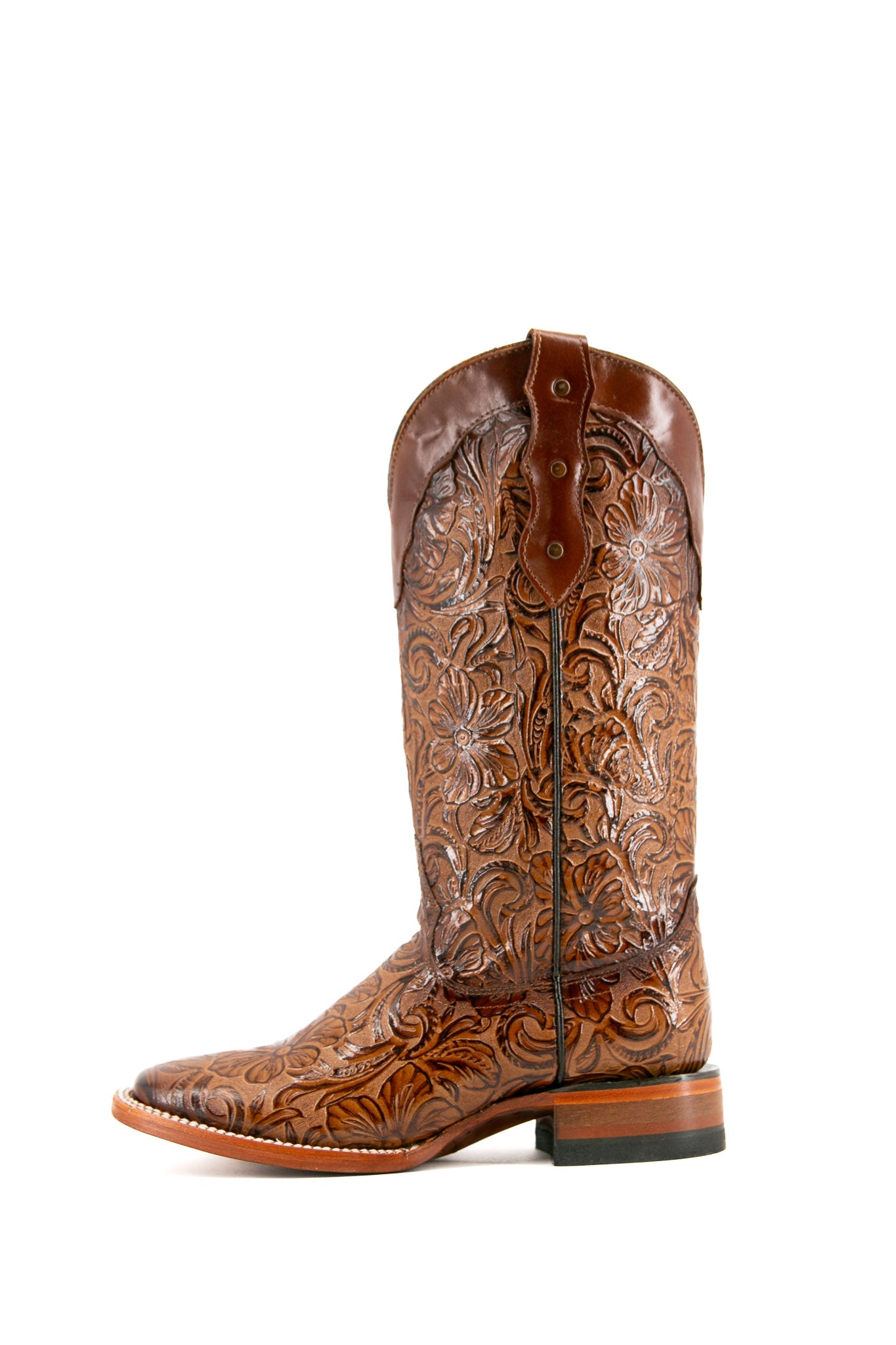 452 Mila Flor De Luz Square Toe Cowgirl Boot