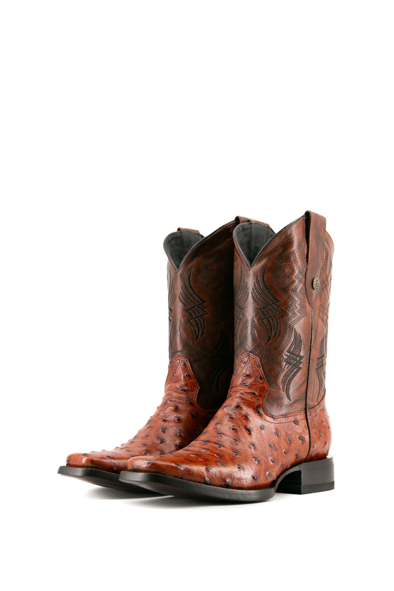 Ostrich Ranch Print Rodeo Cowboy Boot