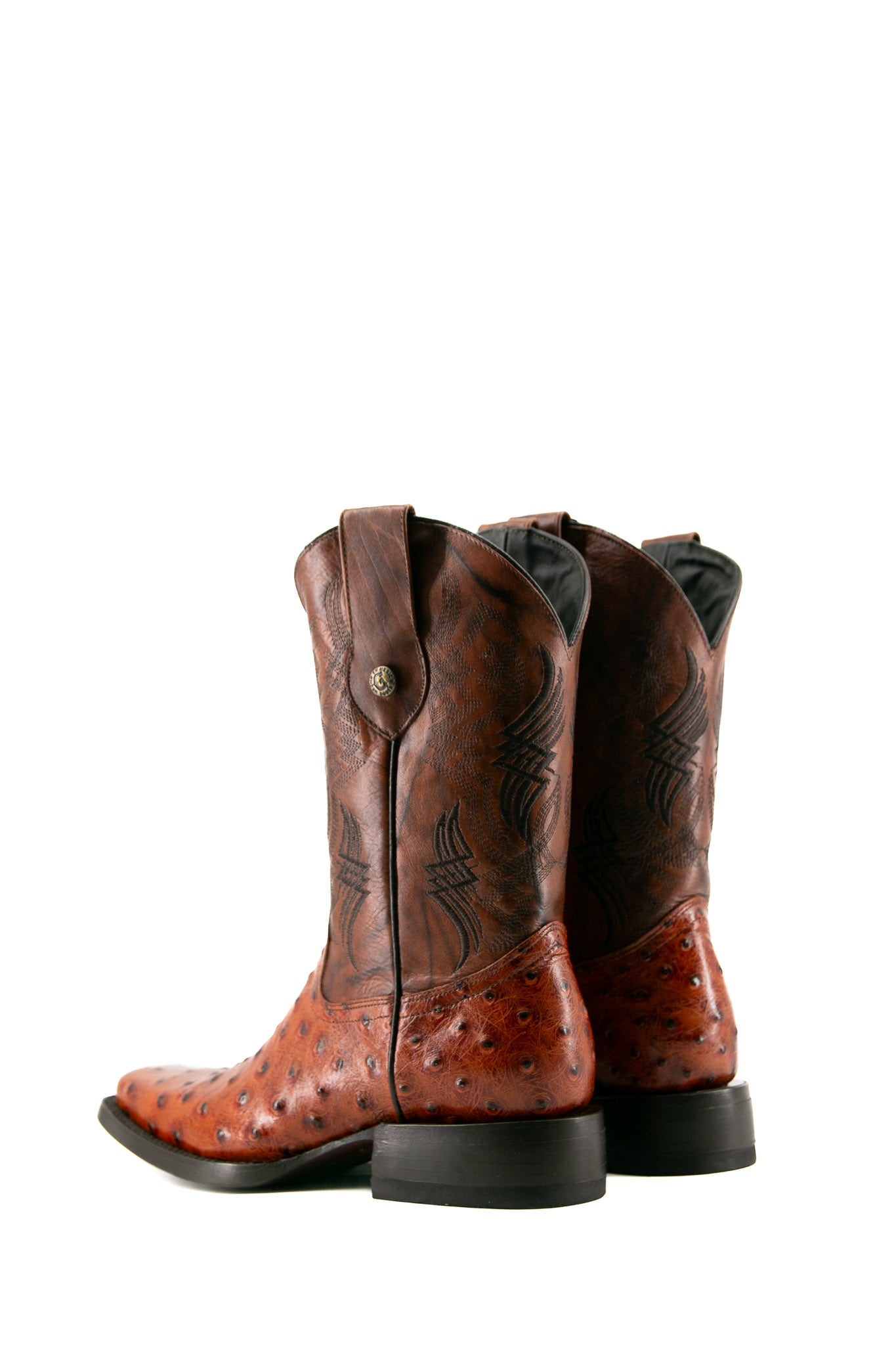 Ostrich Ranch Print Rodeo Cowboy Boot