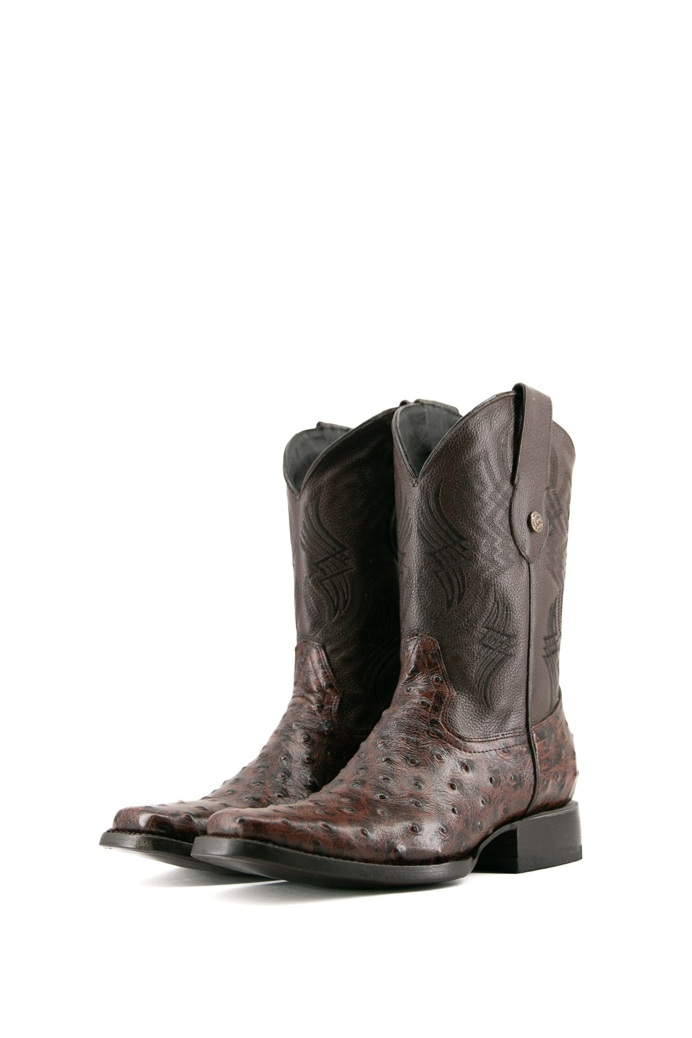 Ostrich Ranch Print Rodeo Cowboy Boot