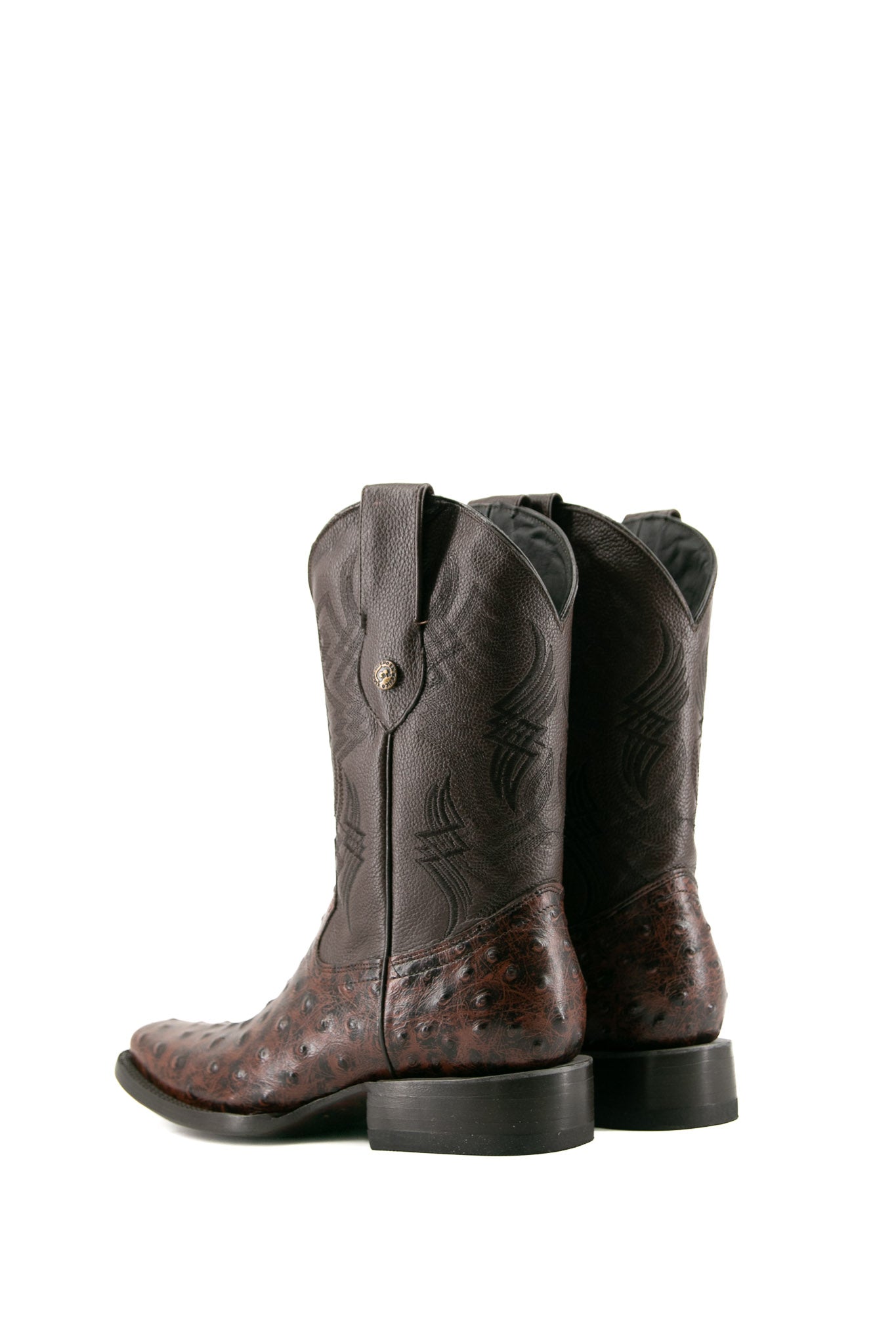 Ostrich Ranch Print Rodeo Cowboy Boot