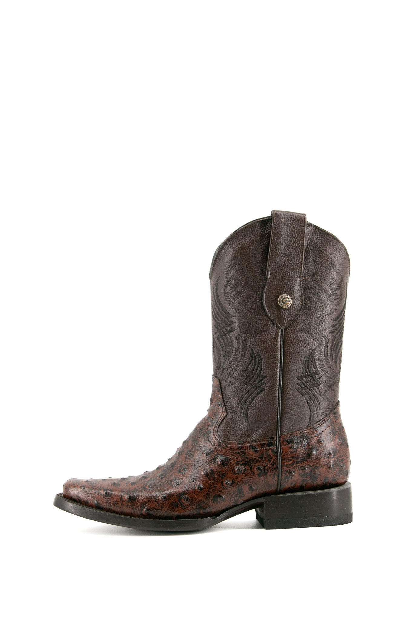 Ostrich Ranch Print Rodeo Cowboy Boot