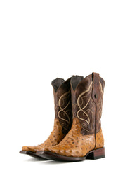 Ostrich Ranch Print Rodeo Cowboy Boot