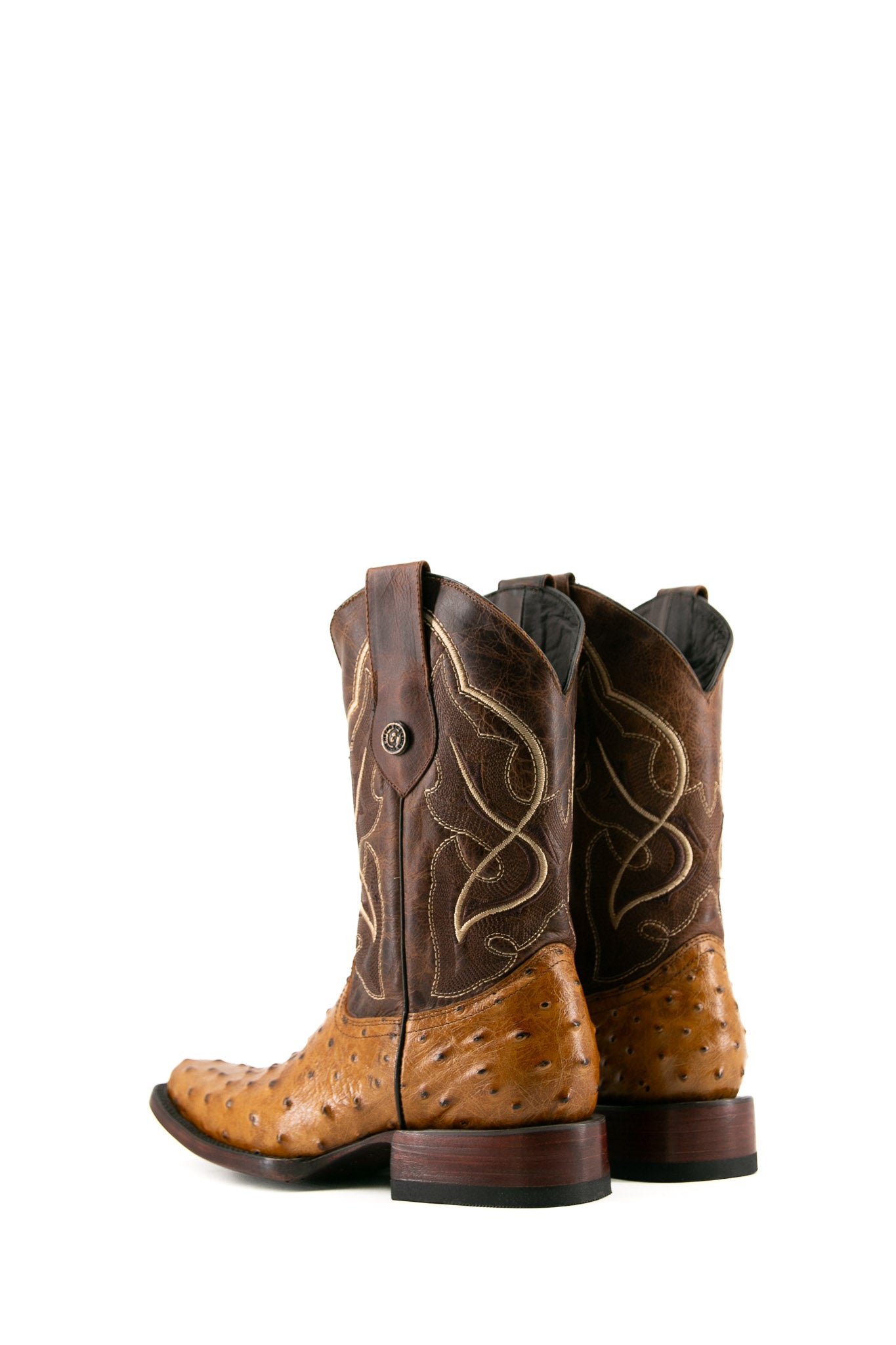 Ostrich Ranch Print Rodeo Cowboy Boot