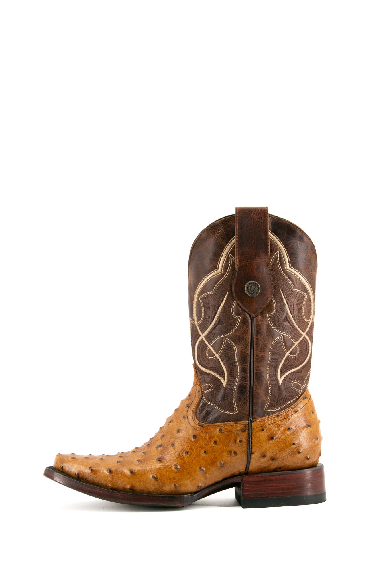 Ostrich Ranch Print Rodeo Cowboy Boot