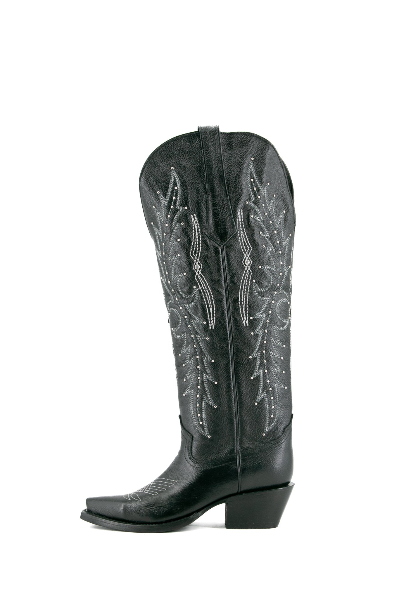 Paulina Tall Wide Calf Friendly Snip Toe Cowgirl Boot