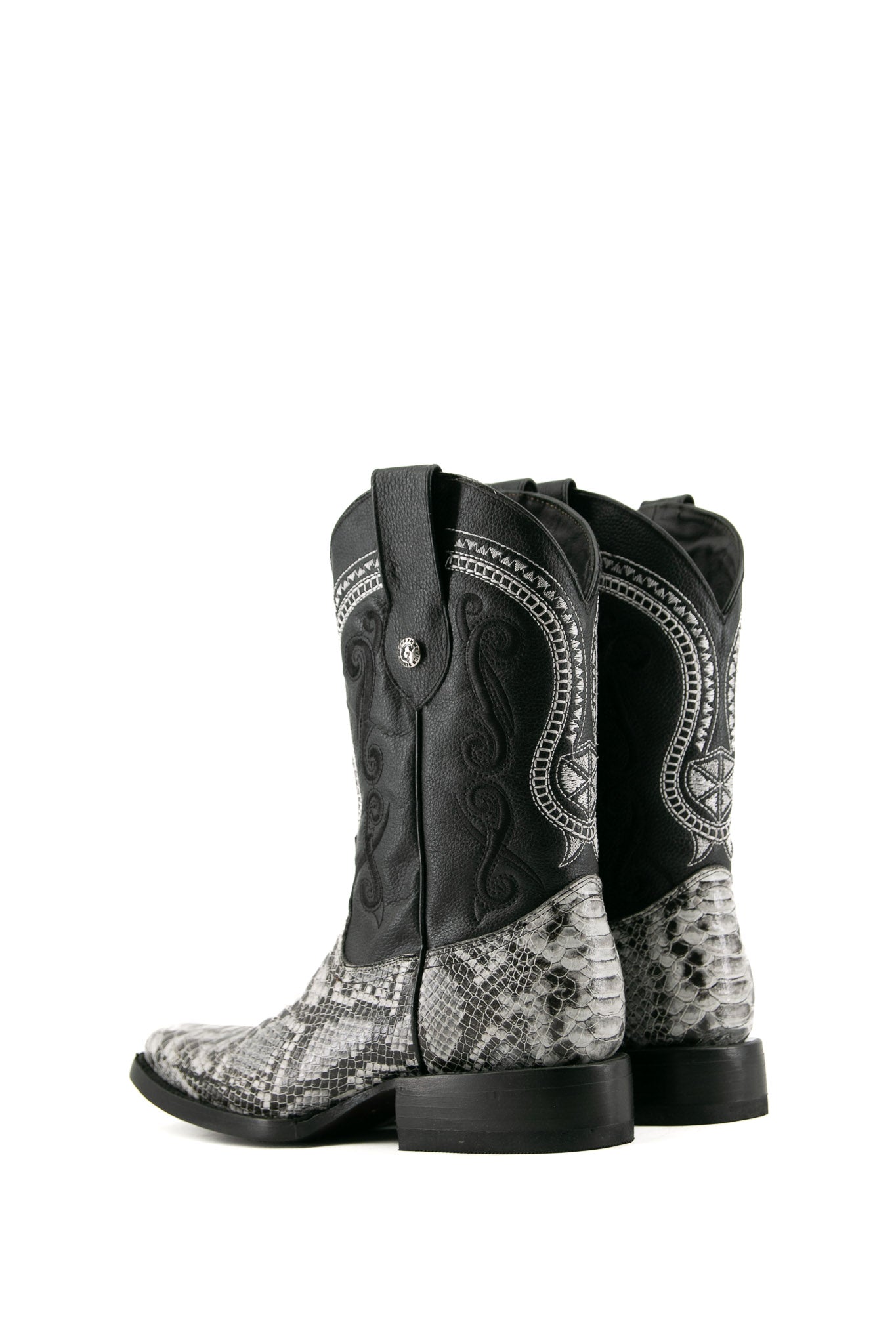 Python Natural Rodeo Toe Cowboy Boot