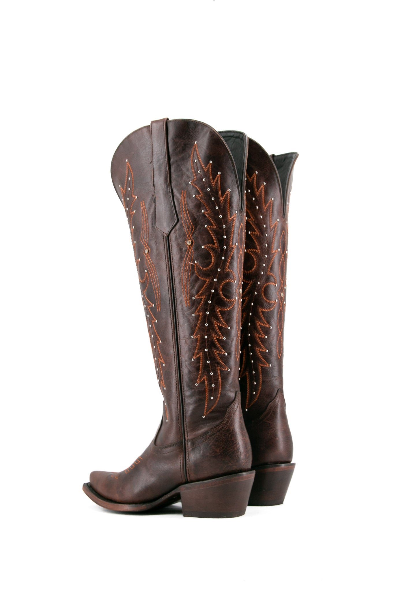 Paulina Tall Wide Calf Friendly Snip Toe Cowgirl Boot