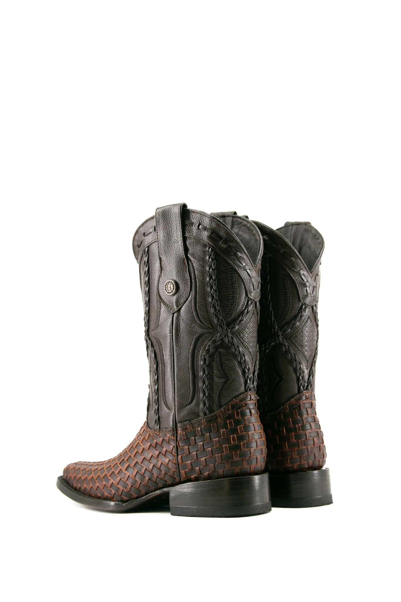 Woven Rodeo Cowboy Boot