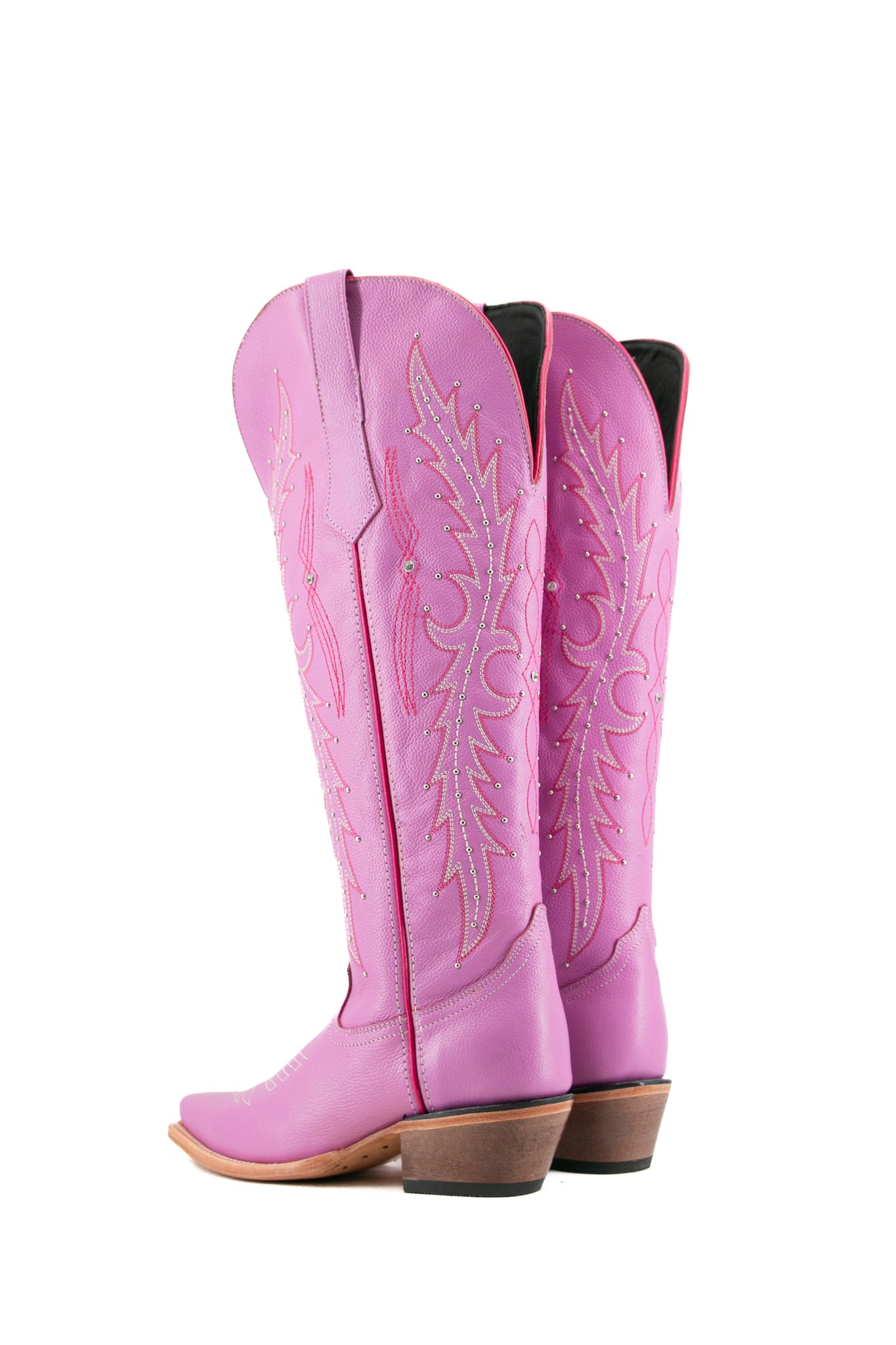 Paulina Tall Wide Calf Friendly Snip Toe Cowgirl Boot