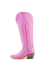 Paulina Tall Wide Calf Friendly Snip Toe Cowgirl Boot