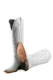 Paulina Tall Wide Calf Friendly Snip Toe Cowgirl Boot