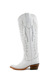 Paulina Tall Wide Calf Friendly Snip Toe Cowgirl Boot