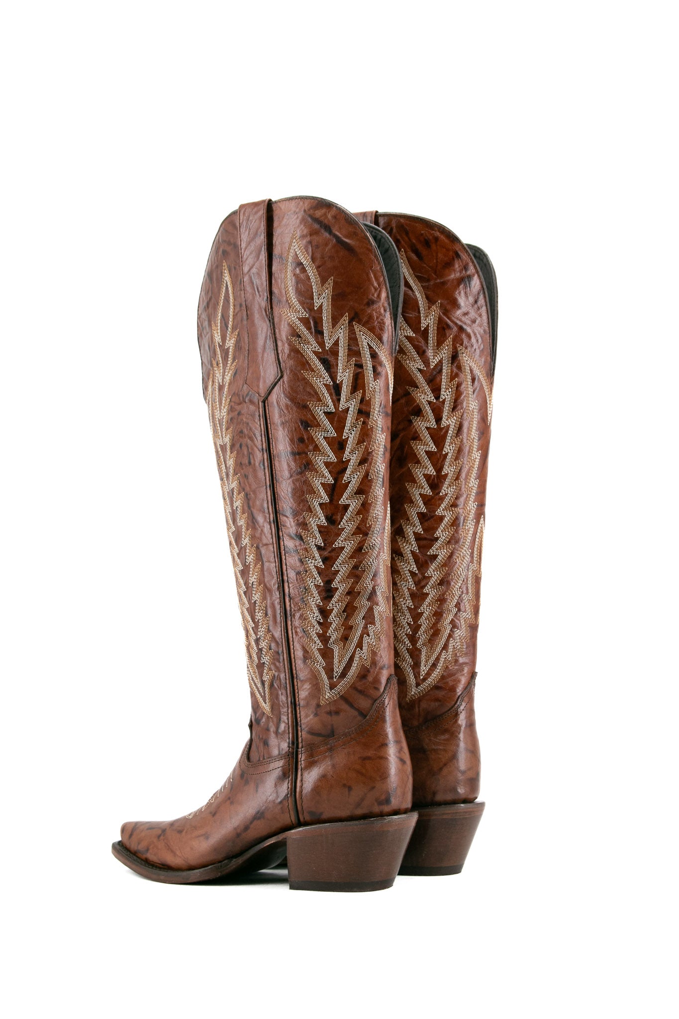 Valentina Tall Point Toe Wide Calf Friendly Cowgirl Boots