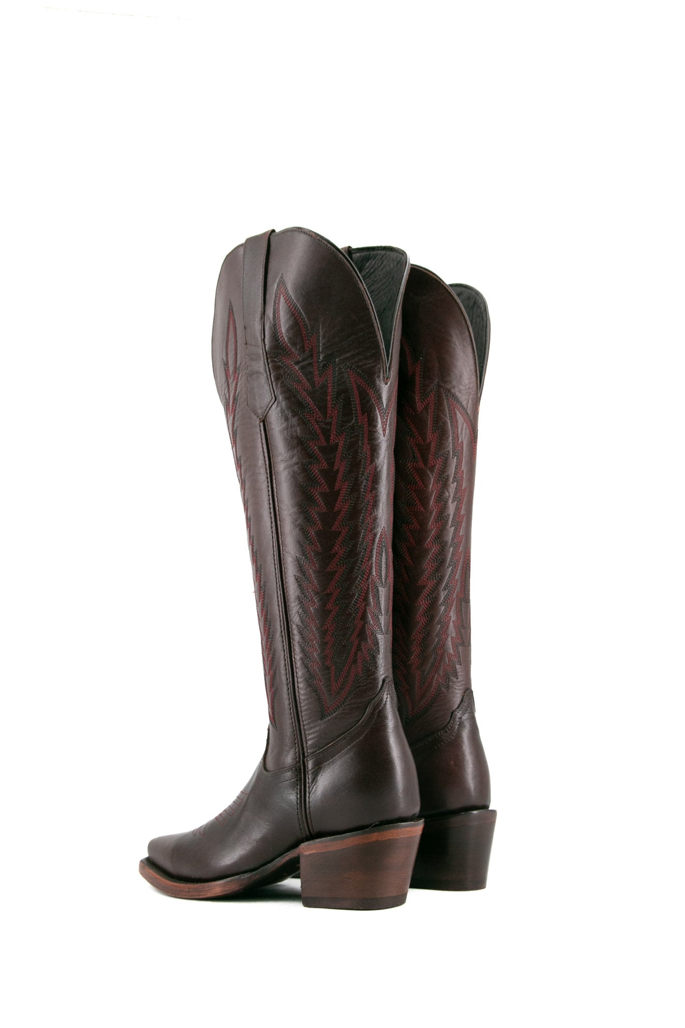 Valentina Tall Point Toe Wide Calf Friendly Cowgirl Boots