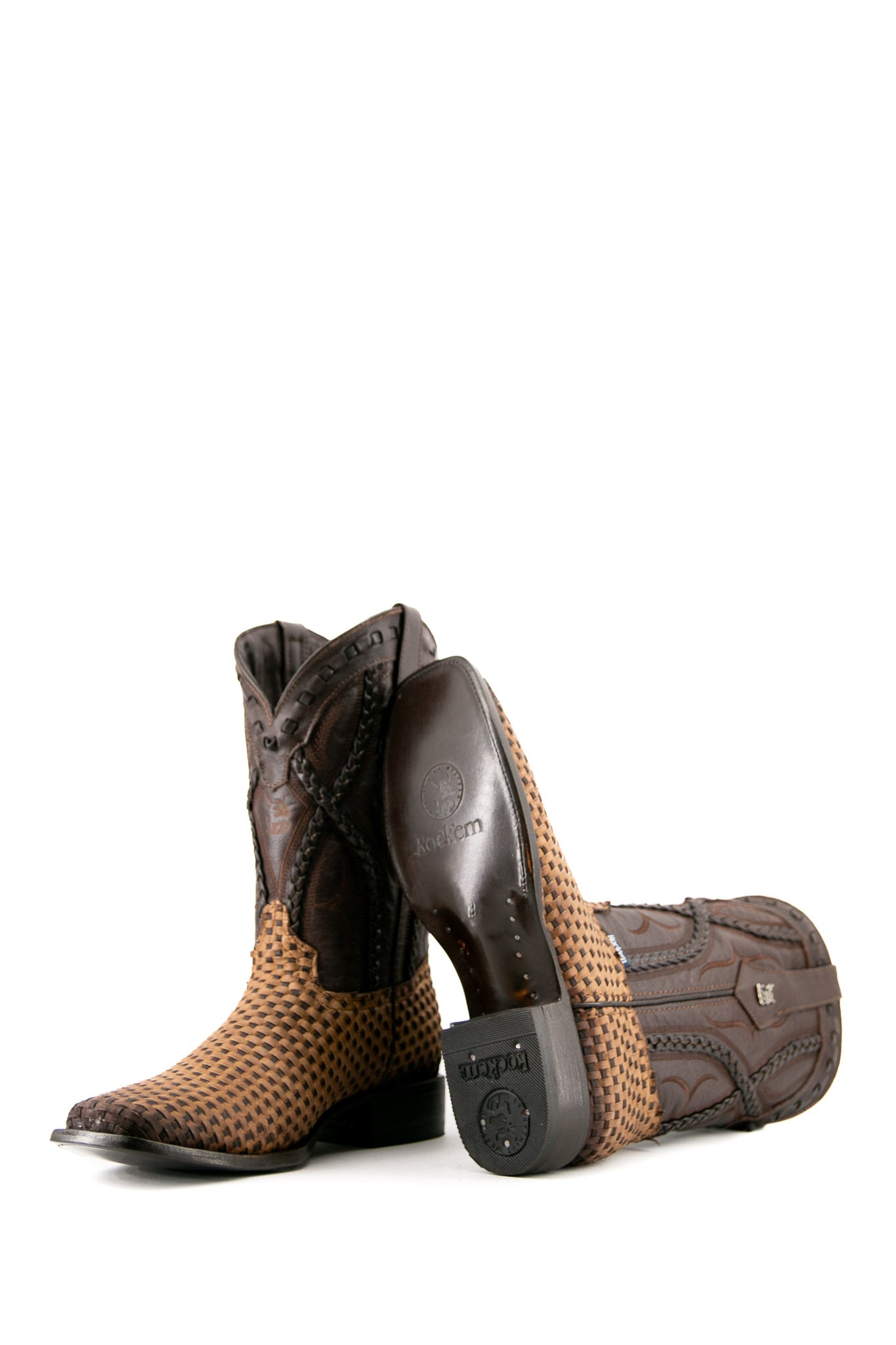 France Woven Rodeo Cowboy Boot