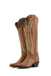 Valentina Tall Point Toe Wide Calf Friendly Cowgirl Boots