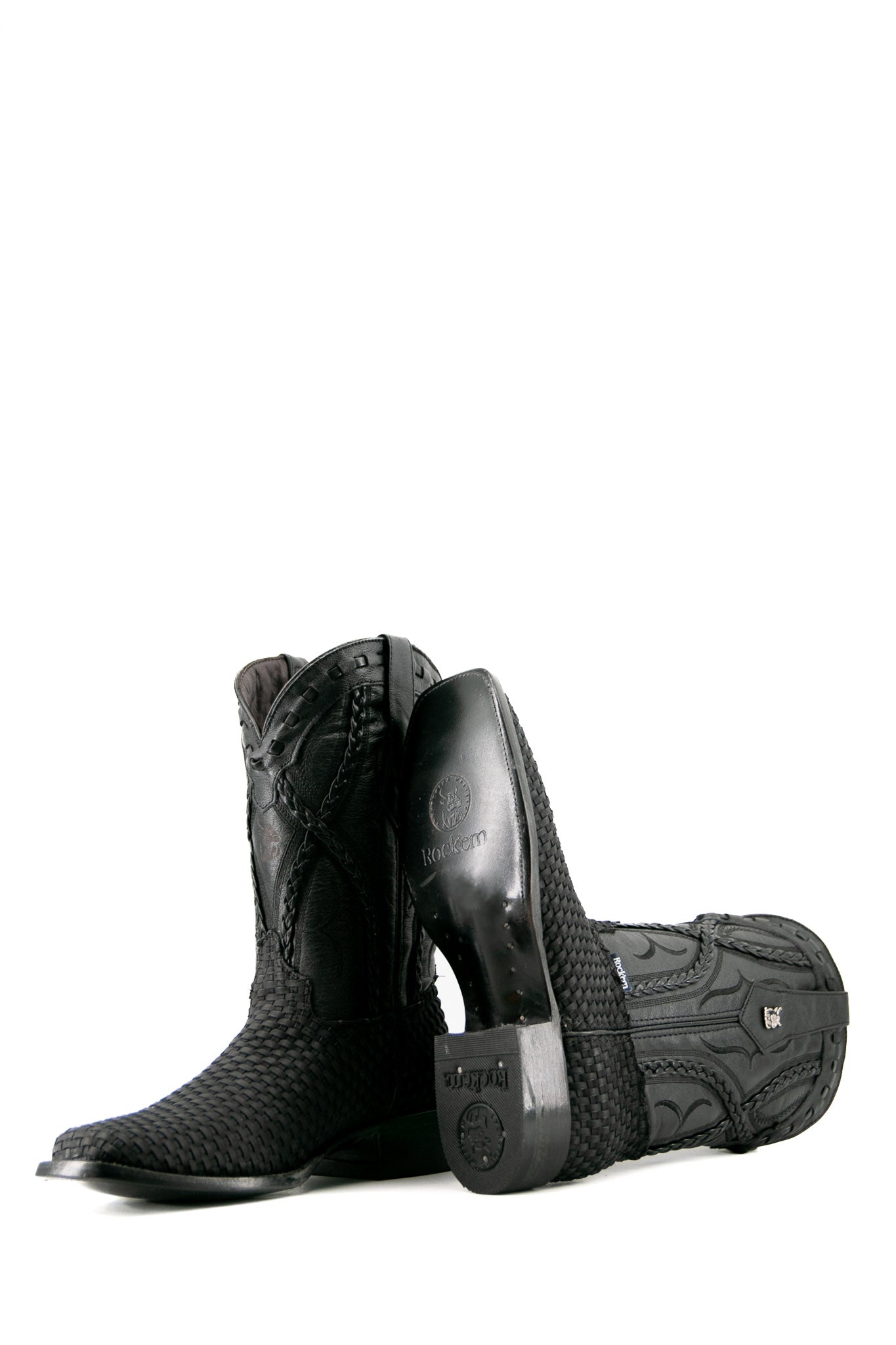 France Woven Rodeo Cowboy Boot