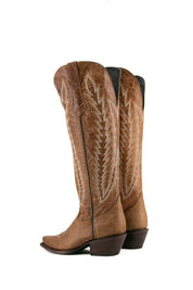 Valentina Tall Point Toe Wide Calf Friendly Cowgirl Boots