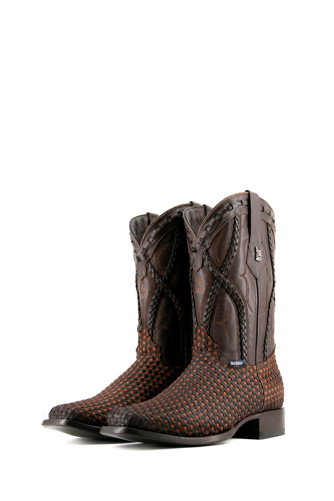 France Woven Rodeo Cowboy Boot