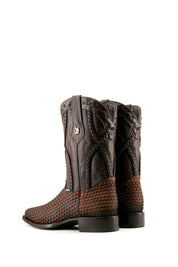 France Woven Rodeo Cowboy Boot