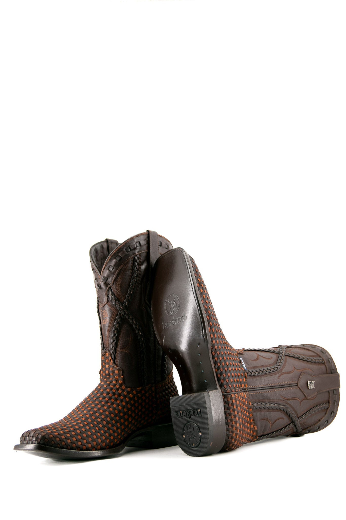 France Woven Rodeo Cowboy Boot